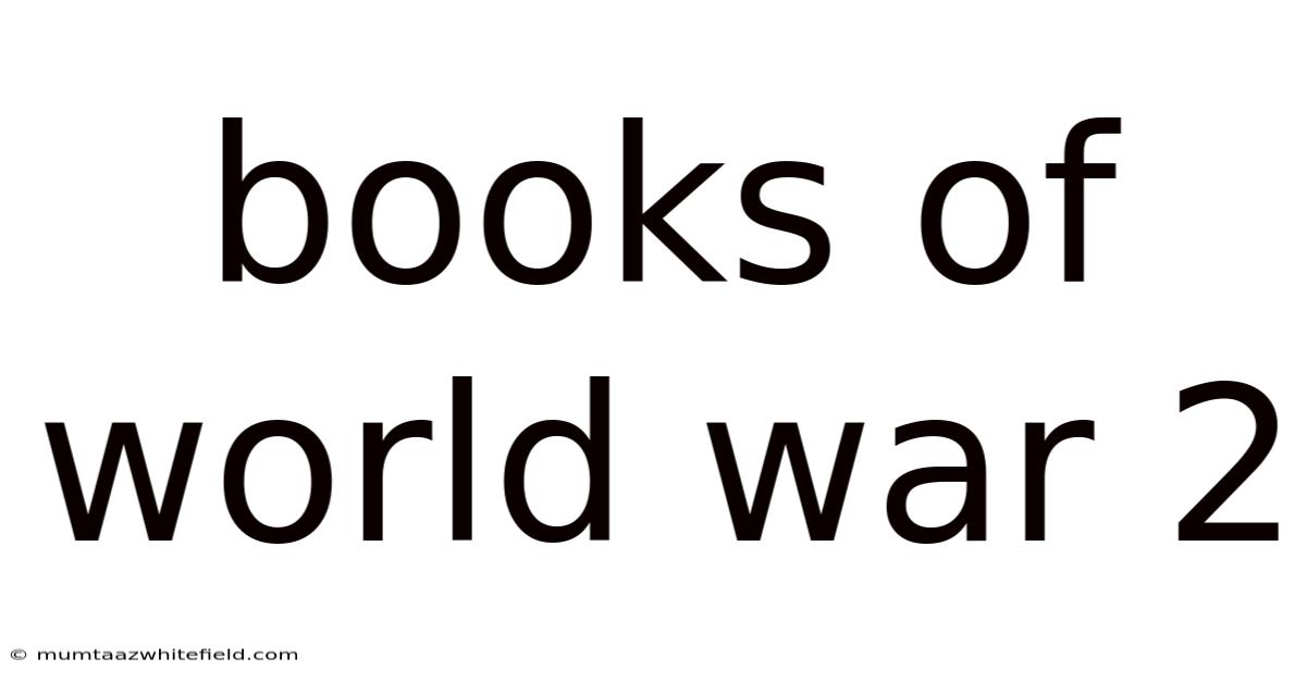 Books Of World War 2