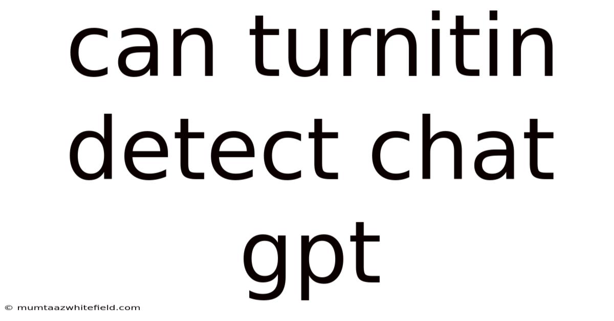 Can Turnitin Detect Chat Gpt