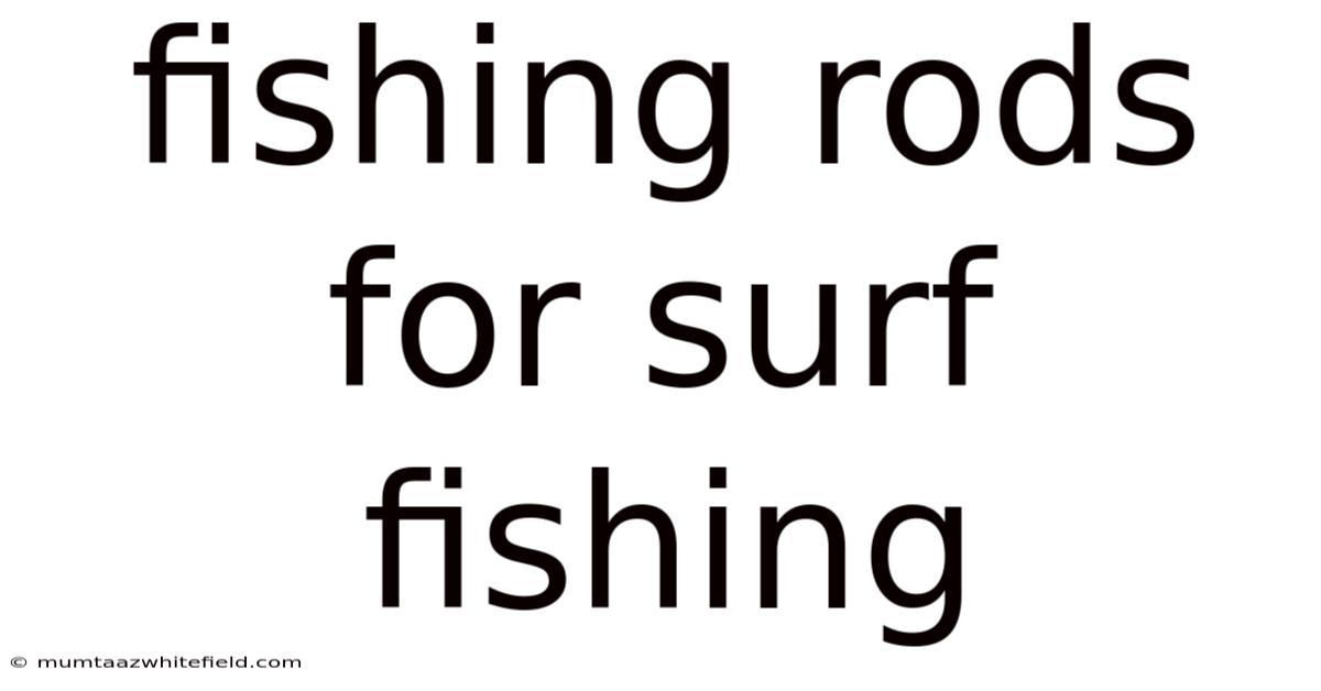 Fishing Rods For Surf Fishing
