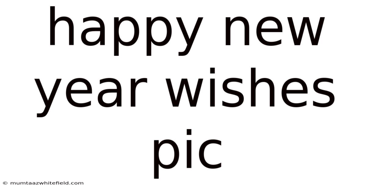 Happy New Year Wishes Pic