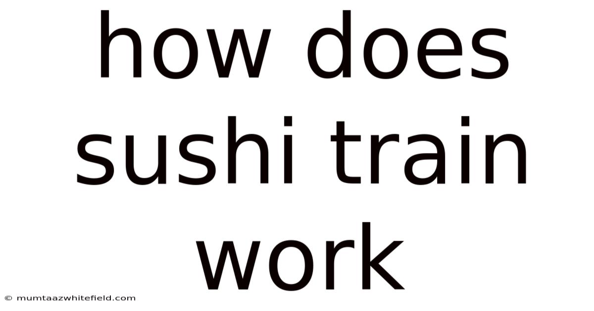 How Does Sushi Train Work