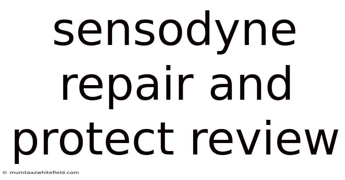Sensodyne Repair And Protect Review