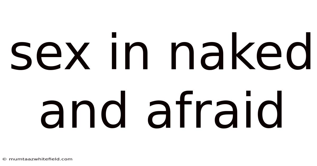 Sex In Naked And Afraid