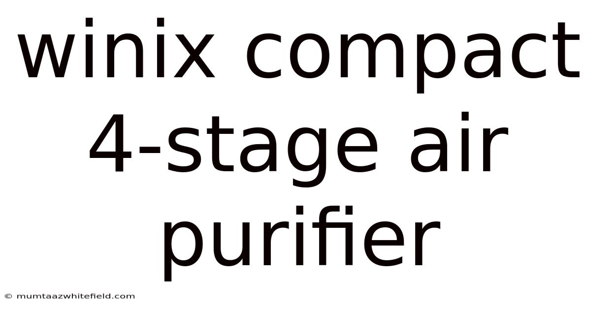 Winix Compact 4-stage Air Purifier